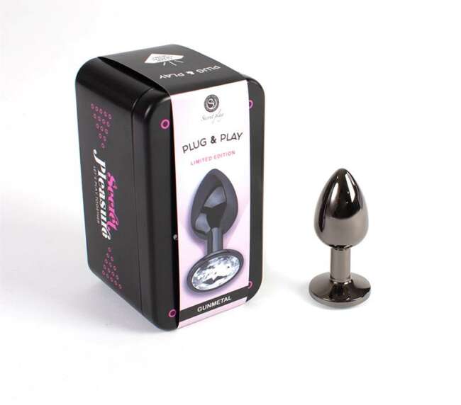 Butt Plug Gunmetal Size S