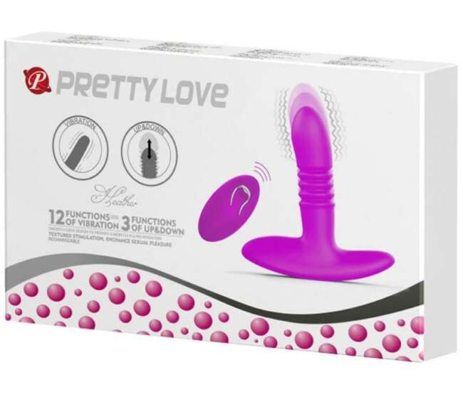 Butt Plug Heather Up and Down USB Waterproof