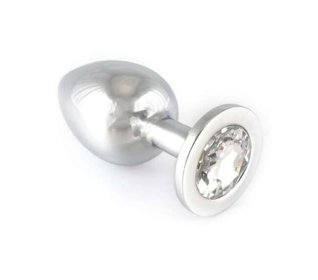 Butt plug, metal-9,7 cm long