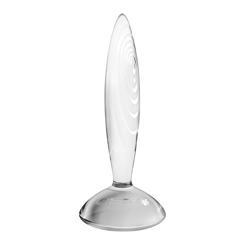 Butt Plug Sparkling Crystal Hot and Cold Clear – Image 4
