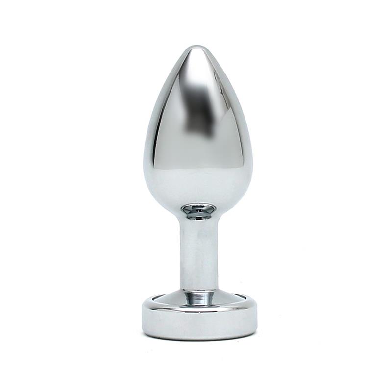 Butt Plug with Led Lights Pisa Silver – Image 7
