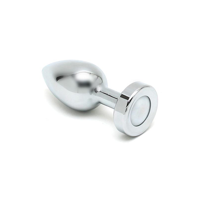 Butt Plug with Led Lights Pisa Silver – Image 8