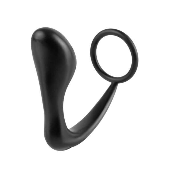 Butt Plug with Penis Ring Ass-Gasm Black – Image 3