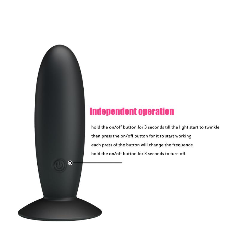 Butt Plug with Remote Control Black – Image 4