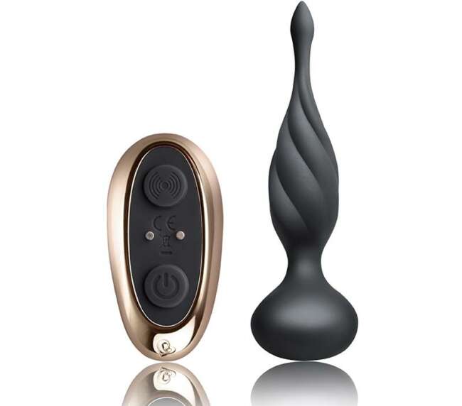Butt Plug with Remote Control Petite Sensations Discover Black