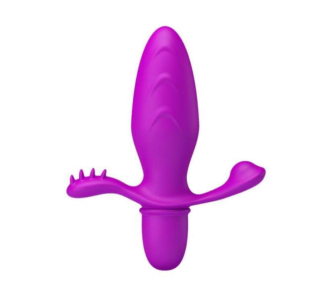 Butt Plug with Vibration Fitch Purple