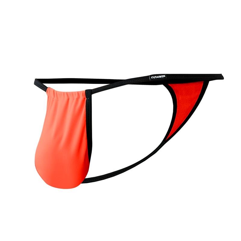 C4MSPX04 Fluo Pouch V-String Tangerine – Image 3