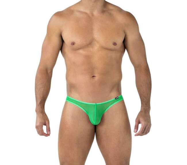 C4MSPXBUL01 Low Rise Bulge Brief Green