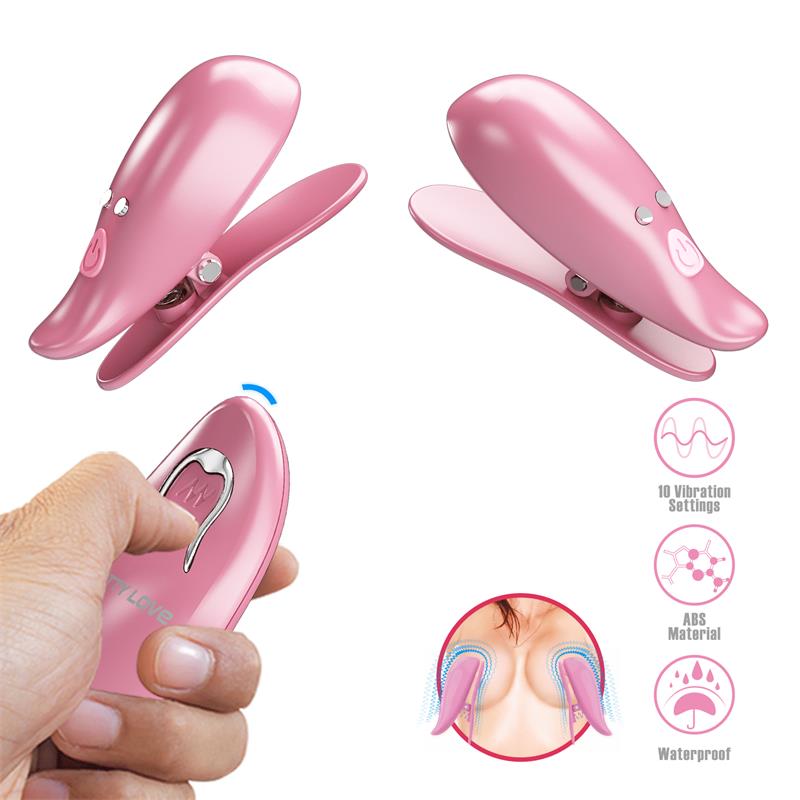 Cailey Nipple Clamps with Vibration and Remote – Image 9