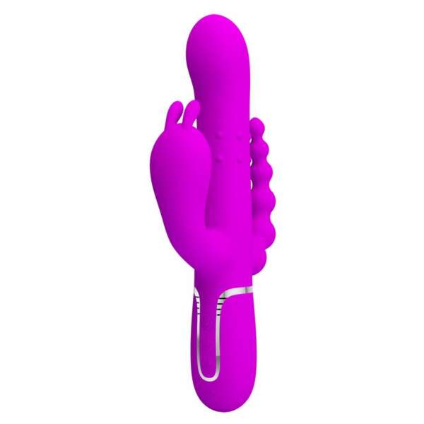 Cammy 4 in 1 Vibe with Rotating Balls and Anal Chain – Image 4