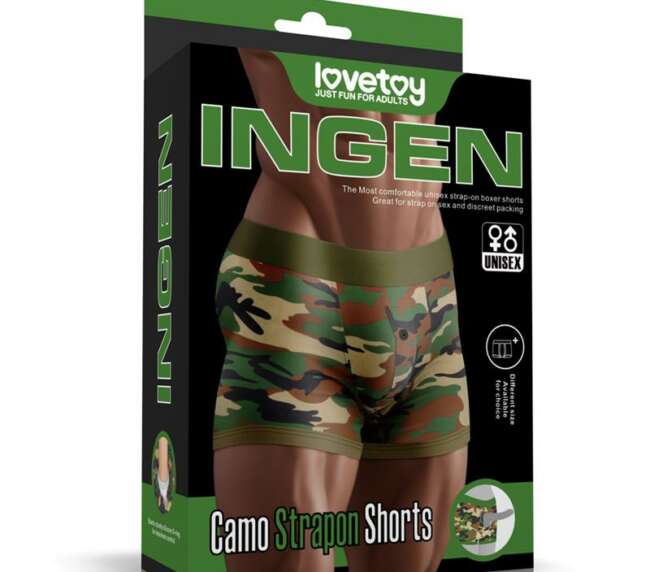Camo Strapon Shorts 38-42
