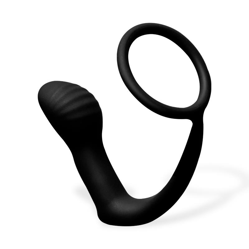 Carnelian Vibrating Anal Plug with Penis Ring – Image 4