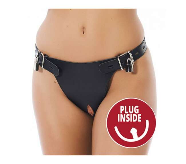 Chastity Briefs with Anal Plug