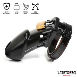 Chastity Penis Cage Long Black