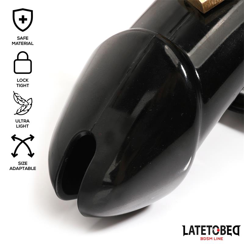 Chastity Penis Cage Long Black – Image 6