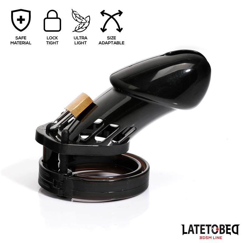 Chastity Penis Cage Long Black – Image 8