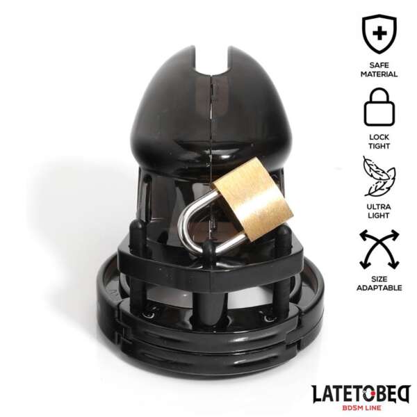 Chastity Penis Cage Short Black – Image 4
