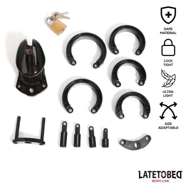 Chastity Penis Cage Short Black – Image 7
