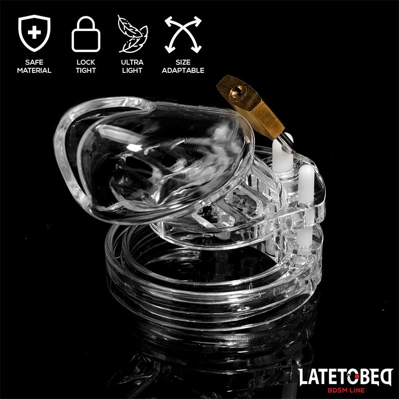 Chastity Penis Cage Short Clear – Image 3