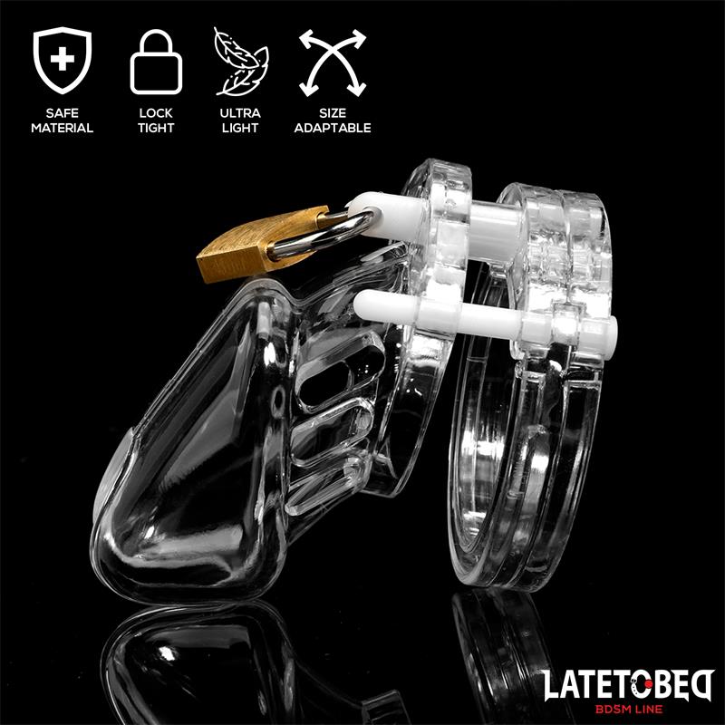 Chastity Penis Cage Short Clear – Image 4