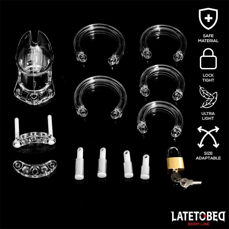 Chastity Penis Cage Short Clear – Image 6