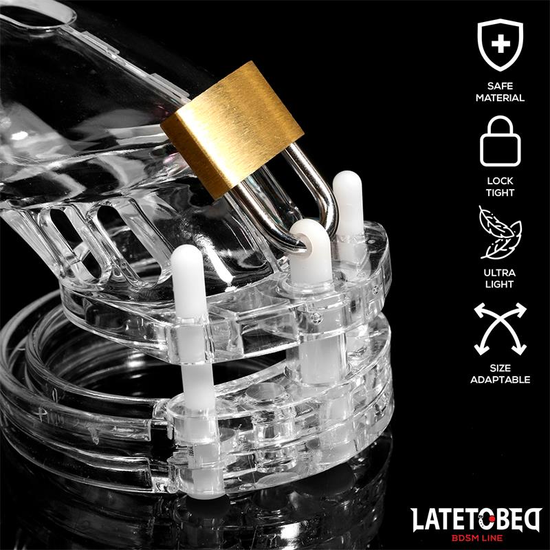 Chastity Penis Cage Short Clear – Image 7