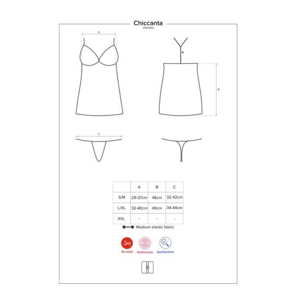 Chiccanta Chemise and Thong – Image 4