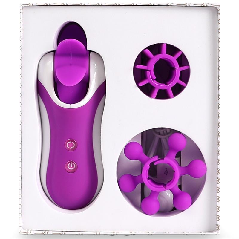 Clitella Oral Sex Clitoral Stimulator Purple – Image 4