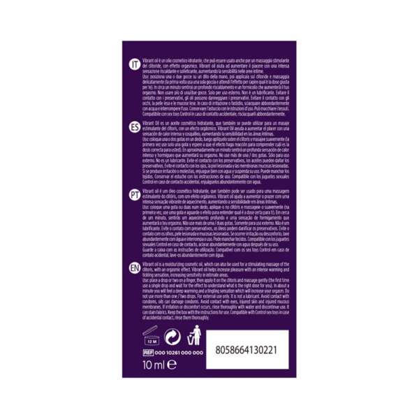 Clitoris Stimulator Vibrant Oil 10 ml – Image 3