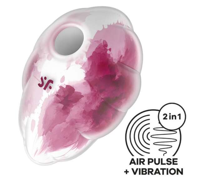 Cloud Dancer Suceur de Clit et Vibe Rouge Imprimé