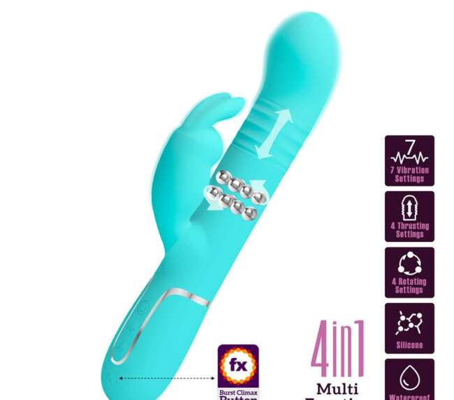 Coale Thrusting and Rotating Balls Vibrator USB