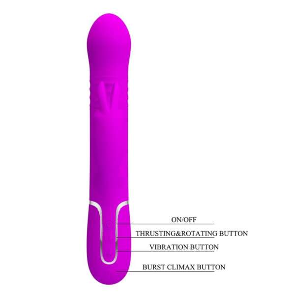 Coale Thrusting and Rotating Rabbit Vibrator USB – Image 7