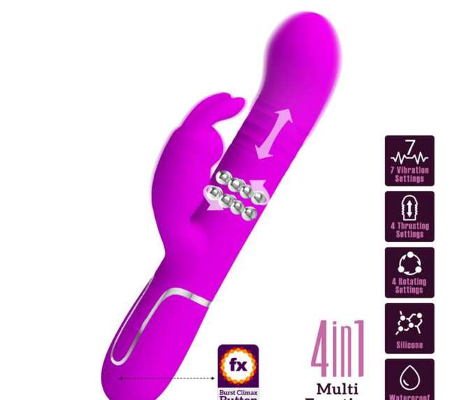 Coale Thrusting and Rotating Rabbit Vibrator USB