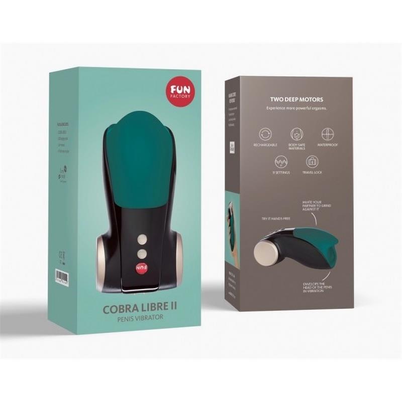 Cobra Libre II Penis Head Vibrator Black/Deep Sea Blue – Image 6