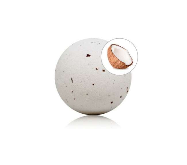 Coco Bath Bomb with Rose Petals 150 gr