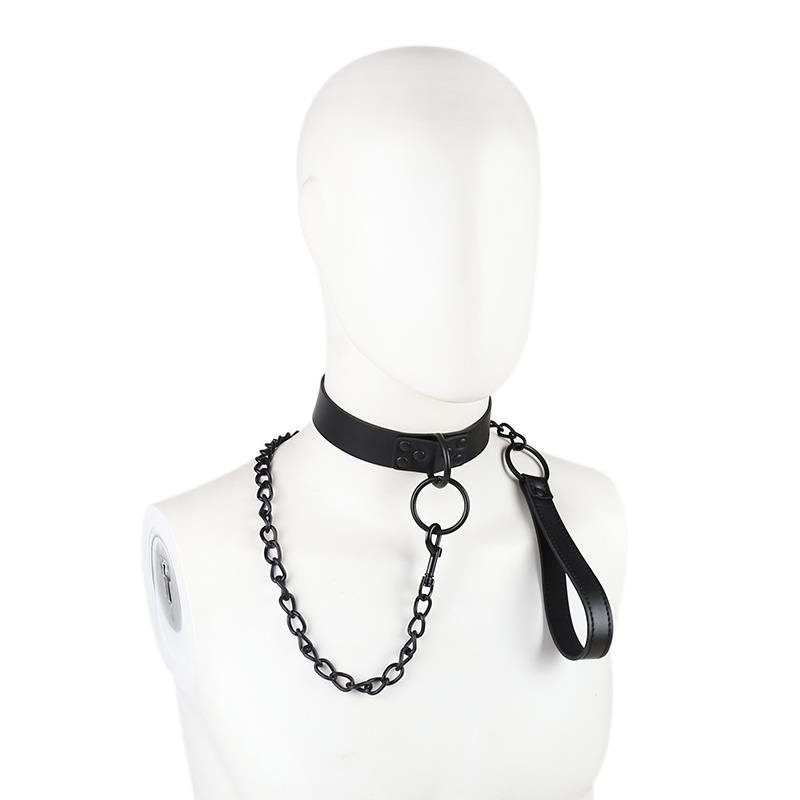 Collar with Leash Black – Image 3