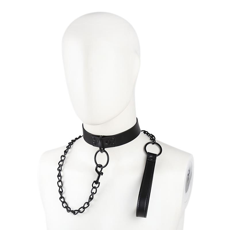 Collar with Leash Black – Image 5