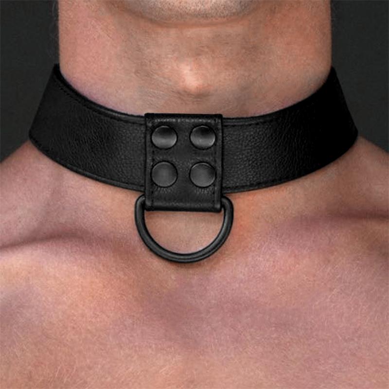 Collar with Leash Black Matt – Image 4