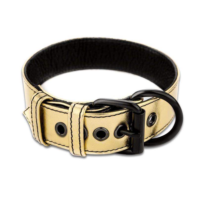 Collar with Leash Bondage Gold – Image 5