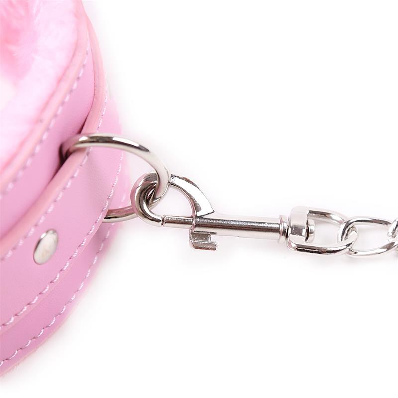 Collar with Leash Pastel Pink – Image 7
