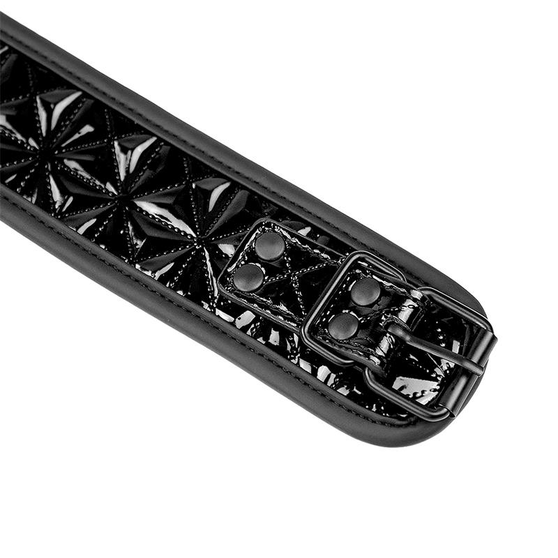 Collar with Leash Sapphire Vegan Leather – Image 7