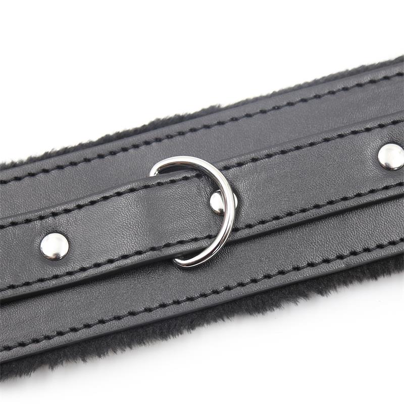 Collar With Metal Leash Black – Image 5