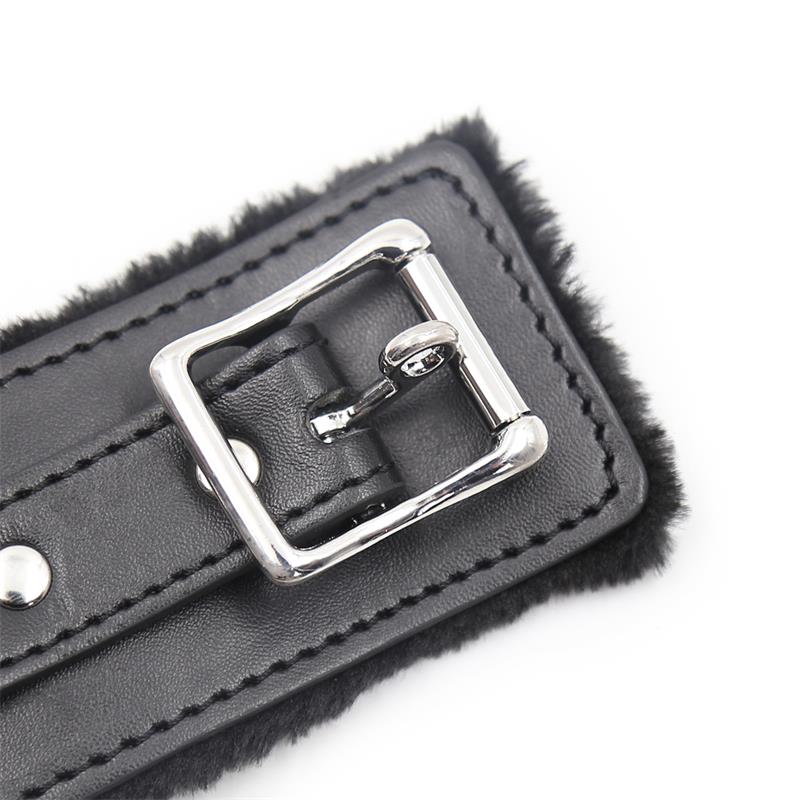 Collar With Metal Leash Black – Image 7