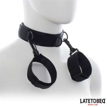 Collar with Wrist Restraints Nylon