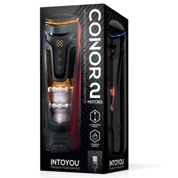 Conor Male Masturbator with Thrusting, Vibration and Heat Function – Image 10