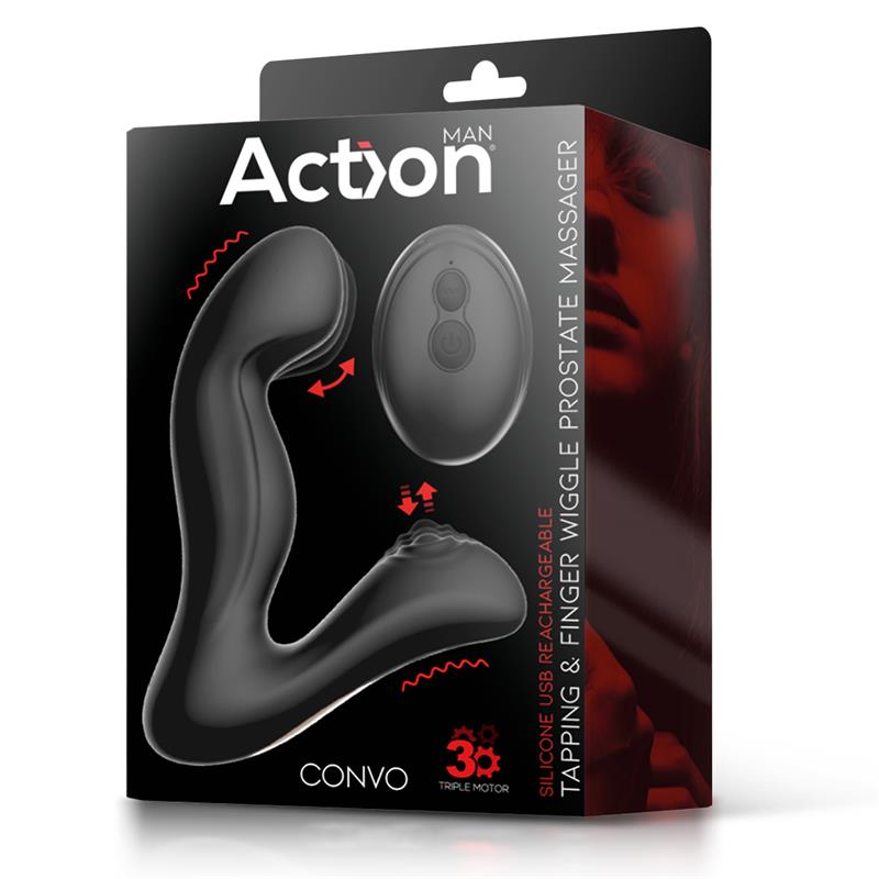 Convo Prostate Massager with Tapping and Finger Wiggle Function – Image 9