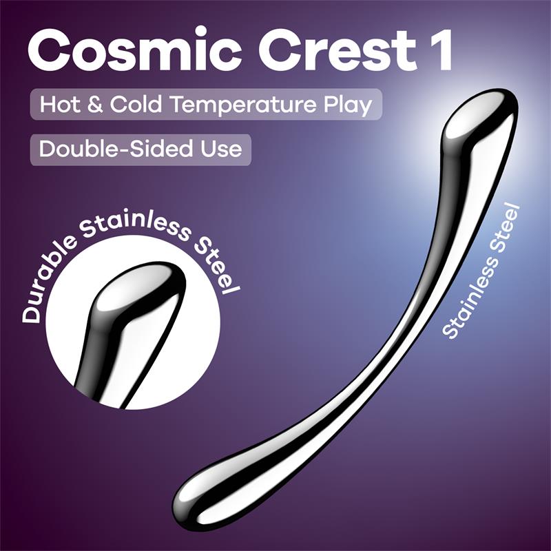 Cosmic Crest 1 Steel Dildo