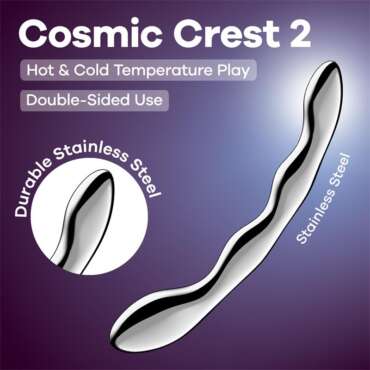 Cosmic Crest 2 Steel Dildo