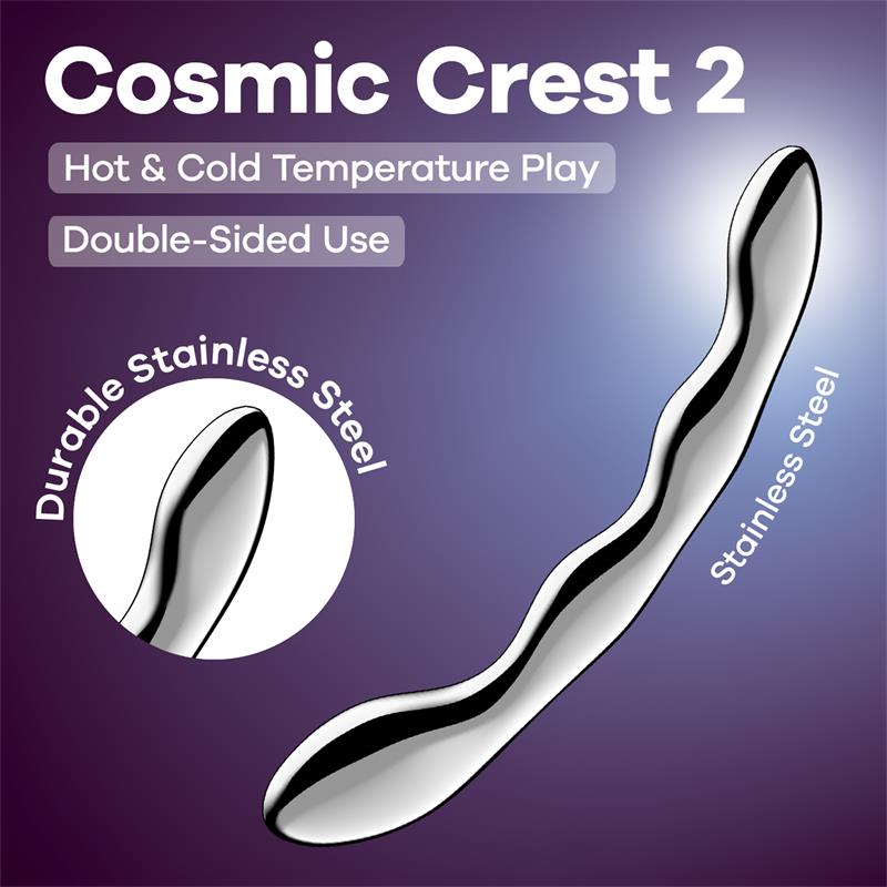 Cosmic Crest 2 Steel Dildo