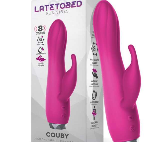 Couby Silicone Rabbit Vibe Pink